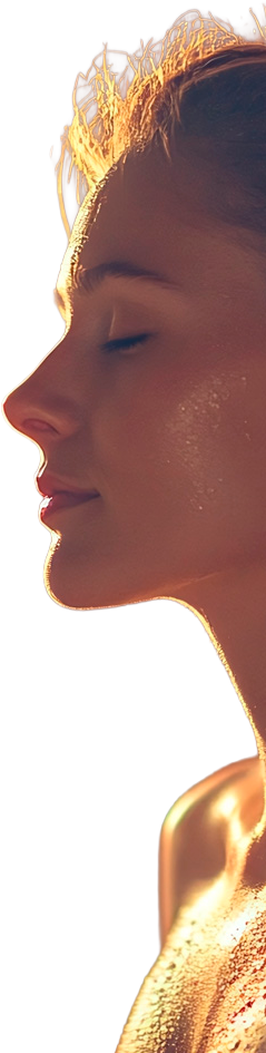 Jeune femme détourée